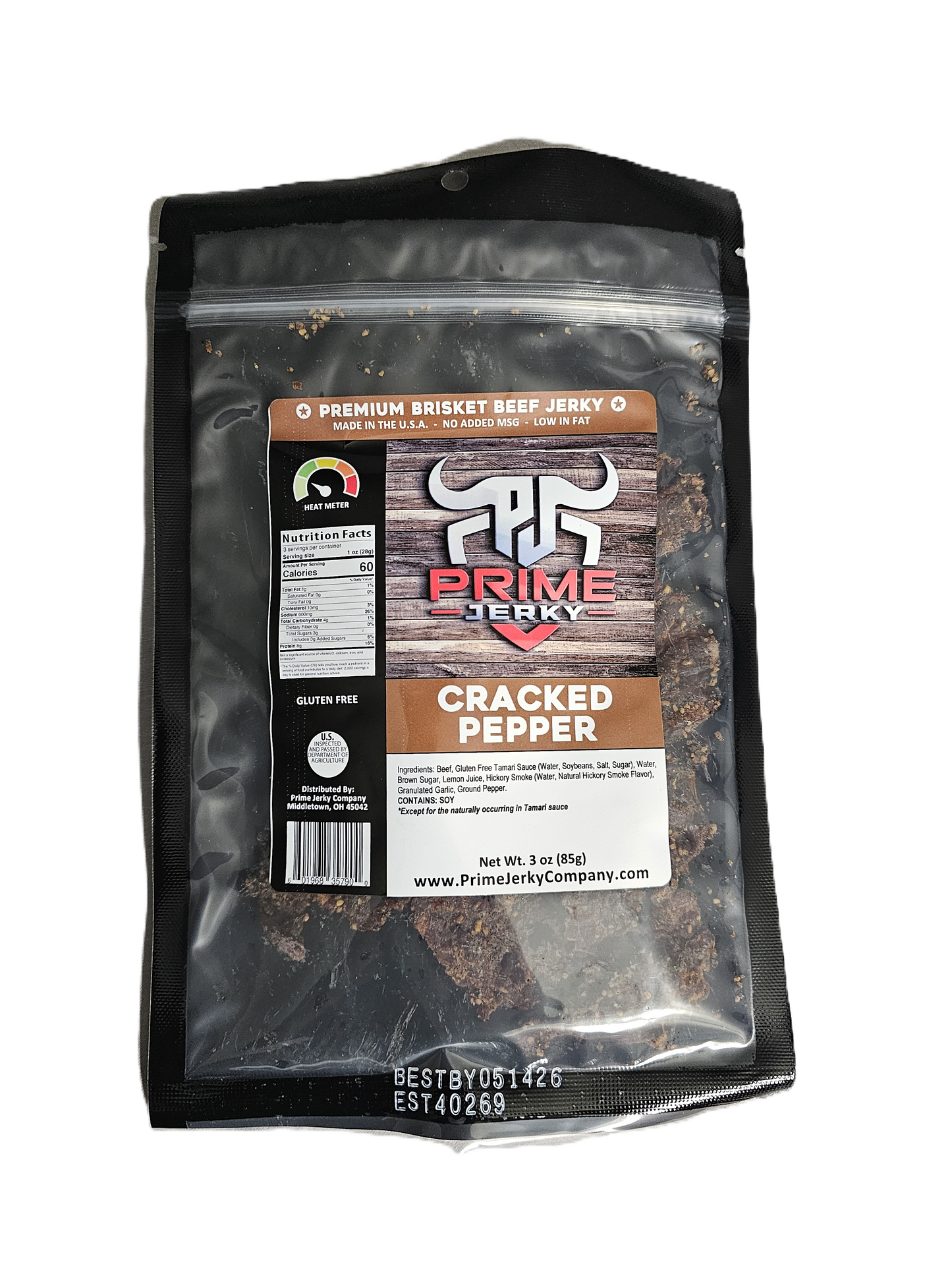 Cracked Pepper Beef Jerky