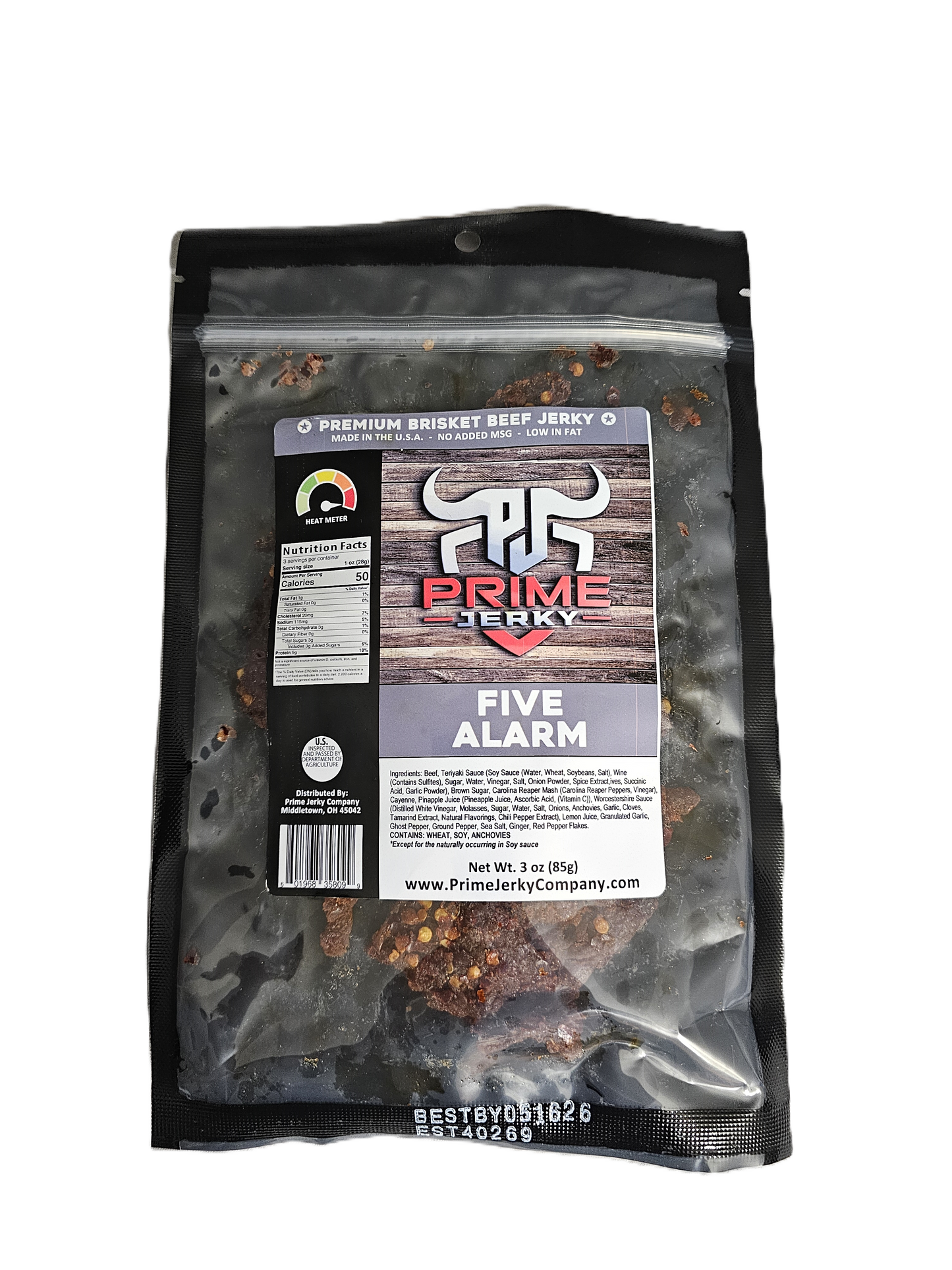 Five Alarm Beef Jerky