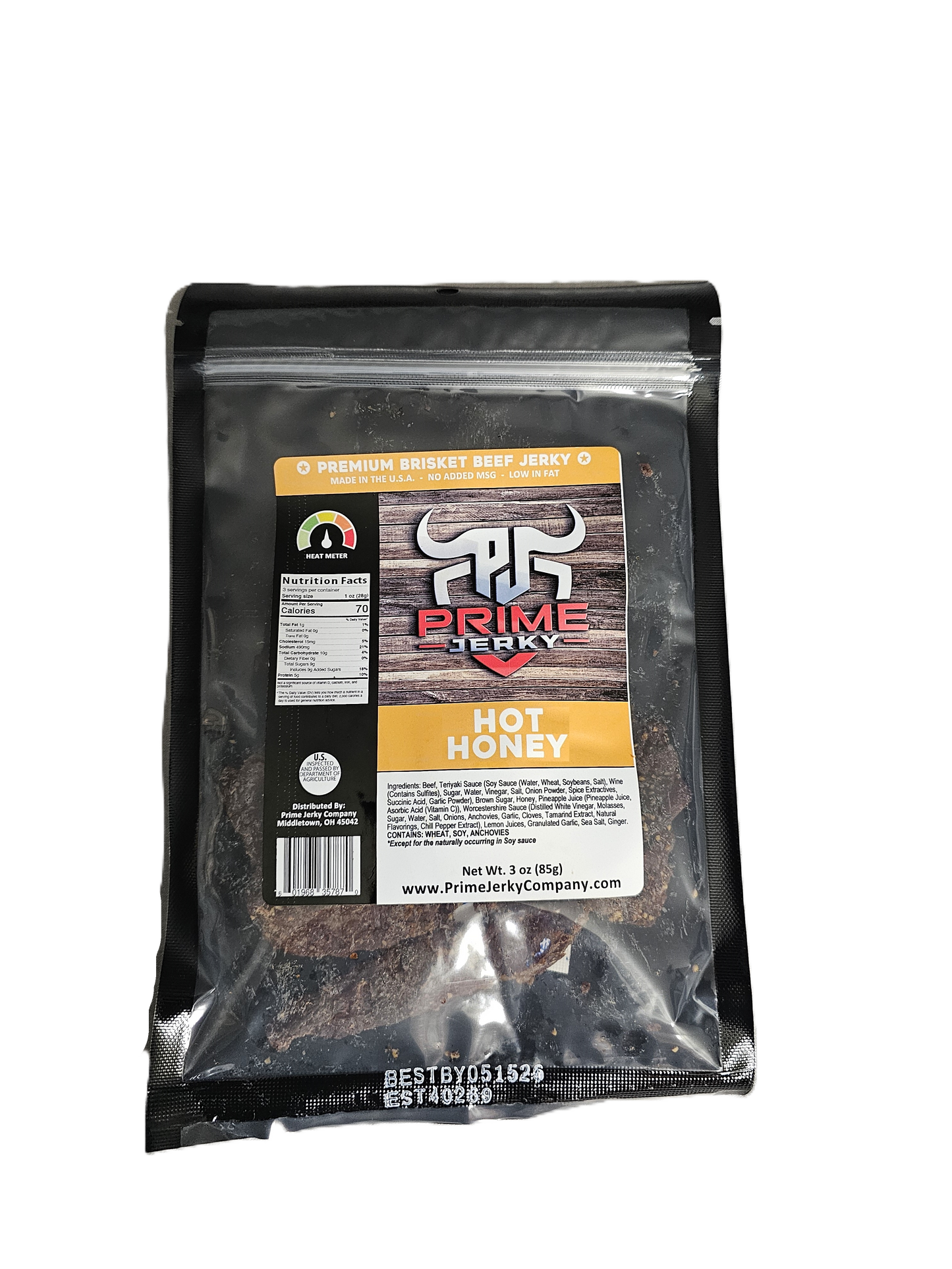 Hot Honey Beef Jerky