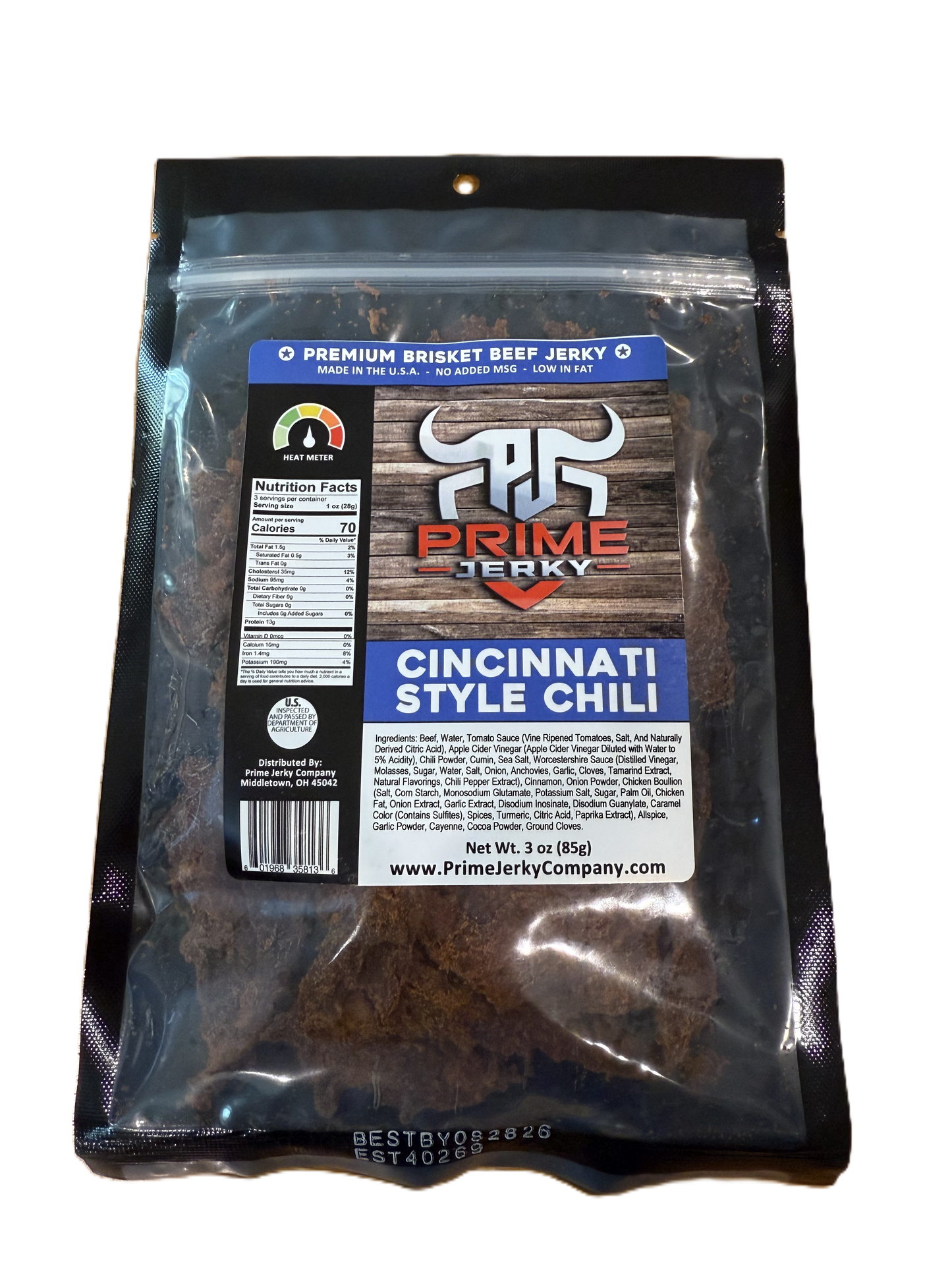 Cincinnati Style Chili Beef Jerky